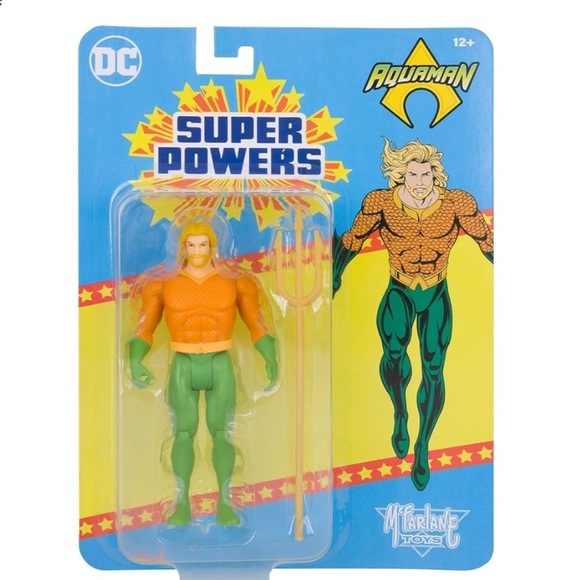 New McFarlane Toys DC Aquaman 4”’Figure *damaged box - Picture 1 of 9